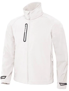 B&C Softshell /men Pánská 3-vrstvá softshellová bunda white model 22485509