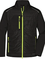 Daiber JN 1820 Pánská hybridní bunda 02.1820 black/neon yellow