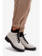 Nízké dámské boty z ekologické kůže béžové Erisabelle Nízké dámské boty z ekologické kůže béžové Erisabelle