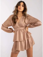 Šaty DHJ SK 15178.45P béžová