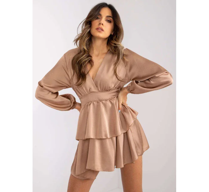 Šaty DHJ SK 15178.45P béžová