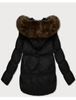 Černá dámská bunda typu s kapucí model 21428669 - S'WEST