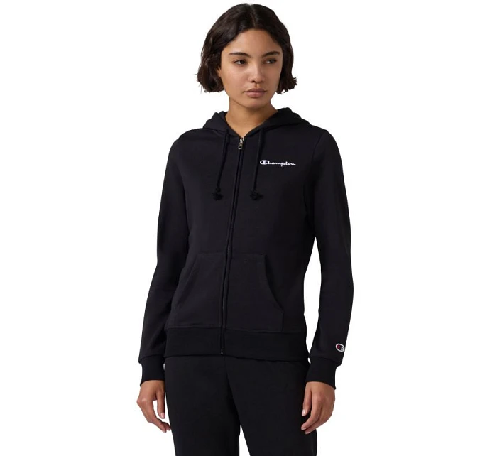 Dámská mikina s kapucí na zip černá model 22119569 KK001 - CHAMPION