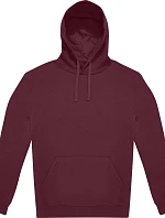 B&C ID.333 Hoodie Unisex mikina s kapucí 01.I333 burgundy