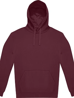 B&C ID.333 Hoodie Unisex mikina s kapucí 01.I333 burgundy