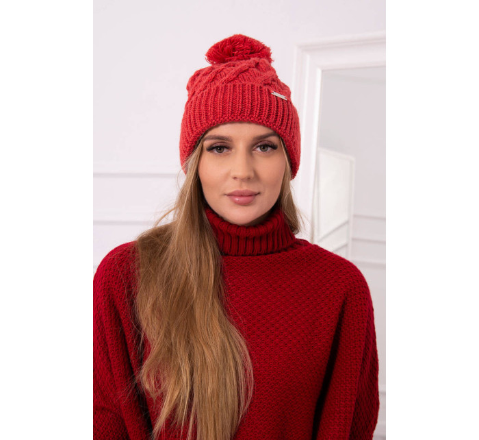 Fleecová čepice Wanda K281 červená