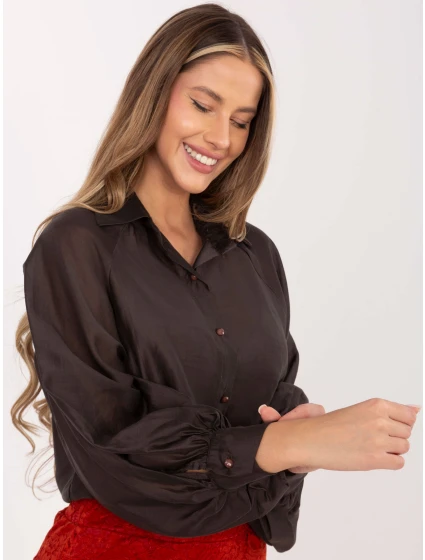 Koszula IT KS model 21782552 ciemny brązowy - FPrice