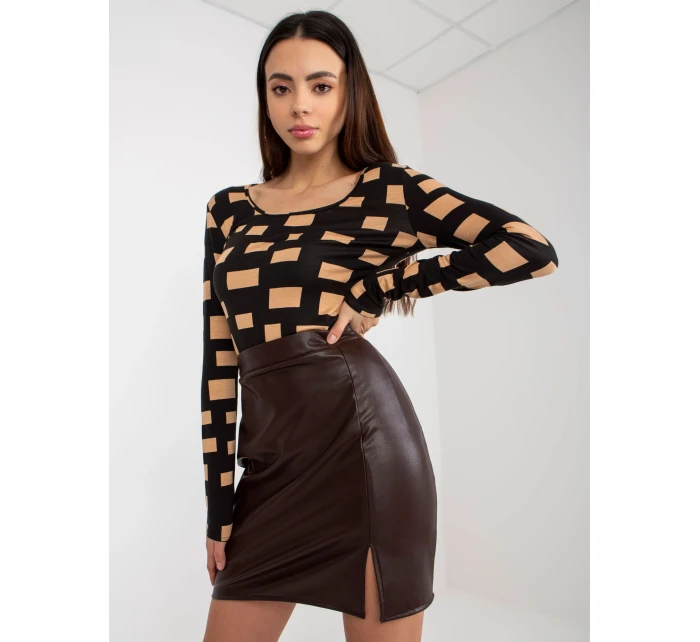 Dámská halenka LK BZ 509198.48P černá - FPrice Dámská halenka LK BZ 509198.48P černá - FPrice