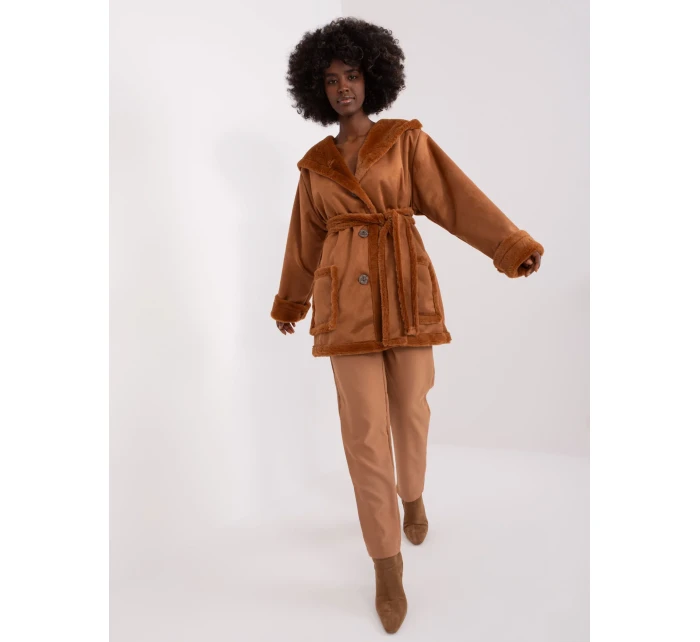 LK KR 509459 bunda.96P světle hnědá