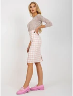 Spódnica LK SD model 21127135 brzoskwiniowy - FPrice