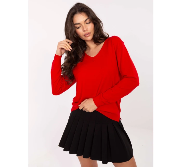 Sweter PM SW model 21334697 czerwony - FPrice Sweter PM SW model 21334697 czerwony - FPrice