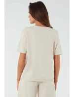 Dámská halenka model 21280833 béžová - Italian Fashion Dámská halenka model 21280833 béžová - Italian Fashion