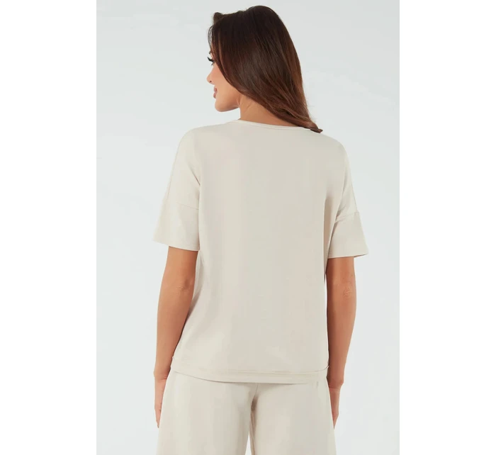 Dámská halenka model 21280833 béžová - Italian Fashion Dámská halenka model 21280833 béžová - Italian Fashion