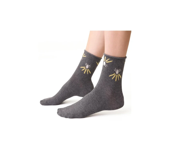 Vzorované netlačící ponožky Steven art.099 35-40