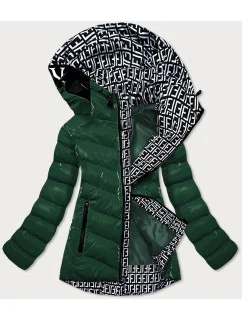 BŁYSZCZĄCA KURTKA DAMSKA Z  ZIELONA model 21243073 - SPEED.A
