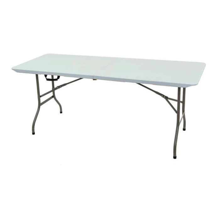 SKLÁDACÍ STOLEK V KABELU 180x70 cm MAX.100 kg BÍLÝ