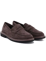 Dámské polobotky Lordsy z hnědého semiše, Vinceza 62335 Dámské polobotky Lordsy z hnědého semiše, Vinceza 62335