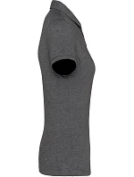 K 263 Dámské žerzejové polo model 22507234 grey heather - Kariban K 263 Dámské žerzejové polo model 22507234 grey heather - Kariban