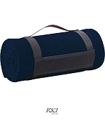 SOL'S Plaid Fleecová deka 25.8105 french navy