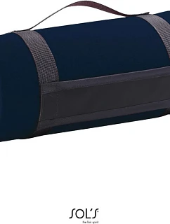 SOL'S Plaid Fleecová deka 25.8105 french navy