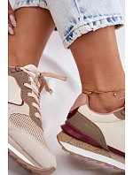 Dámské Sportovní Sneakers Béžové model 22107478 - McArthur Dámské Sportovní Sneakers Béžové model 22107478 - McArthur