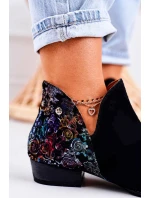 Dámské Kožené Boty černé S model 21519497 - Maciejka