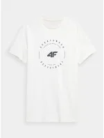 Pánské tričko H4L22-TSM029-12S bílé - 4F