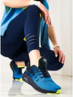 Klasické tenisky dámské modré bez podpatku Klasické tenisky dámské modré bez podpatku