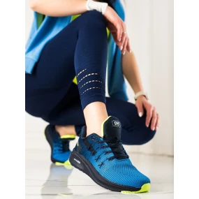 Klasické  tenisky dámské modré bez podpatku