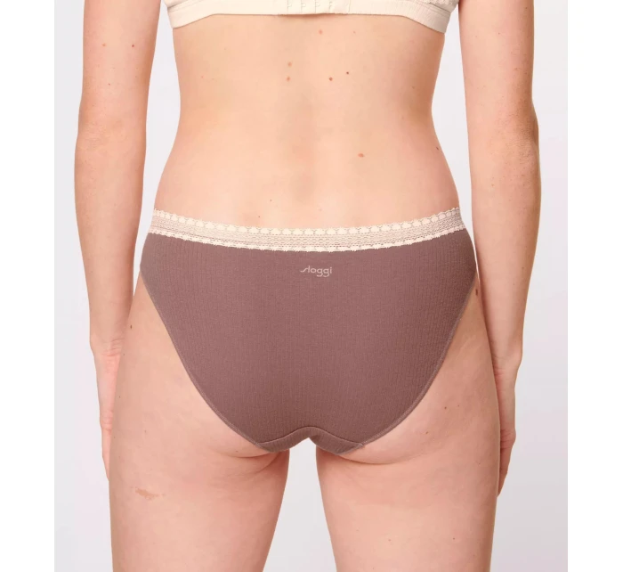 sloggi GO Ribbed R Tai C2P - BROWN - SLOGGI BROWN - SLOGGI sloggi GO Ribbed R Tai C2P - BROWN - SLOGGI BROWN - SLOGGI