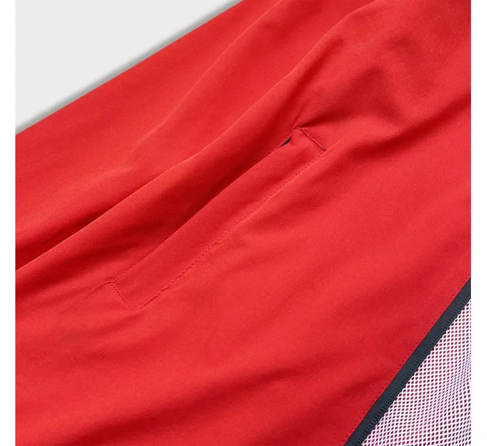 Letní červená dámská bunda s podšívkou model 17144698 - J.STYLE