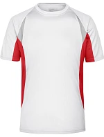Daiber JN 391 Pánské běžecké tričko 02.0391 white/red