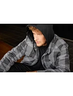 JN Prošívaná košilová bunda 02. deep grey model 22460163 - Daiber JN Prošívaná košilová bunda 02. deep grey model 22460163 - Daiber