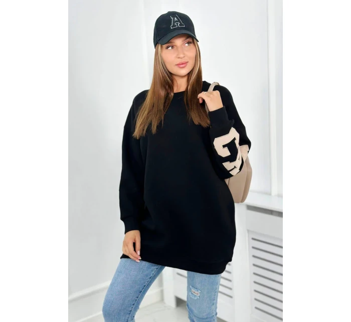 Izolovaná mikina s nápisem California černý