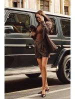 Lakované lodičky na podpatku s mašličkou bordó Olvena