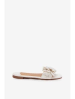Dámské ploché s ozdobou bílé Grelora Dámské ploché s ozdobou bílé Grelora