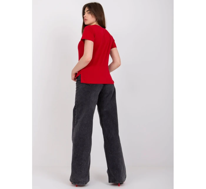 Tričko TW TS 1002.28X tmavě červená