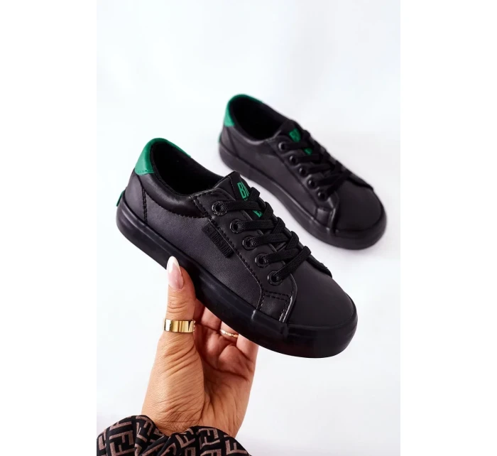 Children's Leather Sneakers BIG STAR DD374147 Black Children's Leather Sneakers BIG STAR DD374147 Black