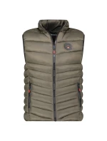 Pánská vesta vesta DB 096 M WY6178H/GN Khaki-Tmavě zelená - Geographical Norway