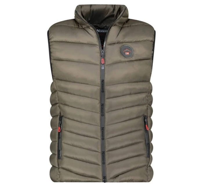 Pánská vesta vesta DB 096 M WY6178H/GN Khaki-Tmavě zelená - Geographical Norway