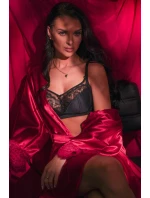 SATÉNOVÝ ŽUPAN 006 RED VELVET