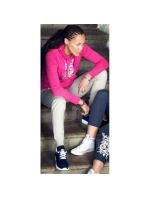 Dámské dlouhé kalhoty  tmavě modré model 21348621 - LEONE