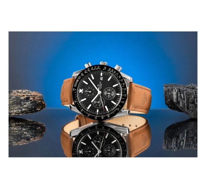 Pánské hodinky Giewont Chronograph Sapphire Brown-Black GW8720-A1