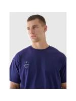 Oversize hladké unisex tričko 4F 4FRAW24TTSHU2672-31S