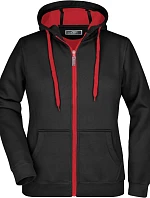 Daiber JN 354 Dámská mikina Doubleface 02.0354 black/red