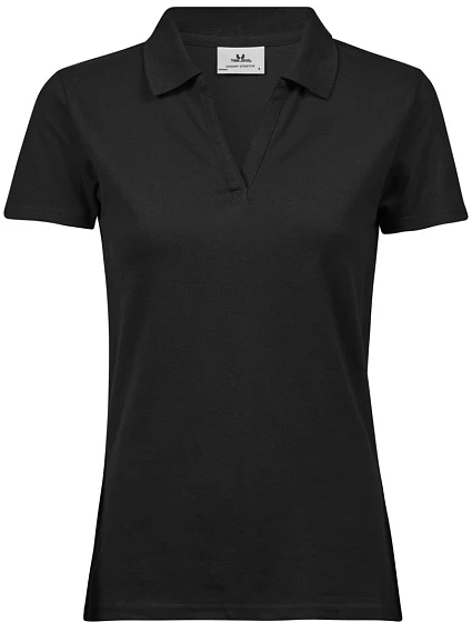 Tee Jays TJ 1409 Dámské luxusní piqué polo s výstřihem do V 18.1409 black Tee Jays TJ 1409 Dámské luxusní piqué polo s výstřihem do V 18.1409 black