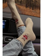 Dámské Ponožky v Béžové model 21680526 - Milena Dámské Ponožky v Béžové model 21680526 - Milena