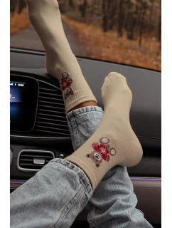 Dámské Ponožky v Béžové model 21680526 - Milena