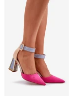 Sandály Na Podpatku Se Fuchsie model 21684431 - Boto Sandály Na Podpatku Se Fuchsie model 21684431 - Boto