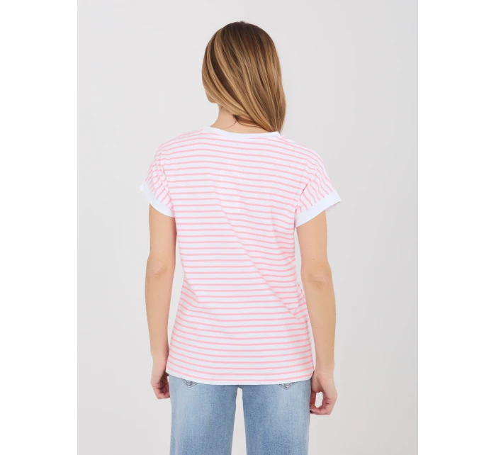 RV tričko TS A1125.85 bílo-růžová
